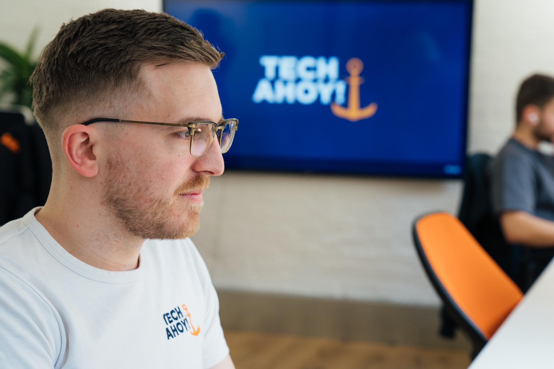 Partners 5 Tech Ahoy crewmember