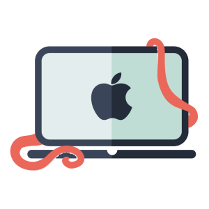Home 43 Apple MacBook laptop illustration