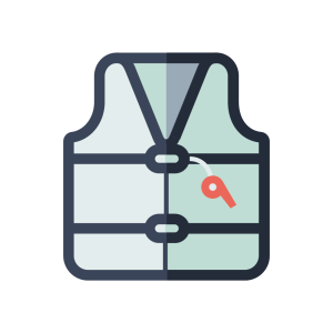 Home 41 life jacket illustration