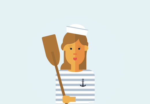 About us 31 crew member Fiona illustration