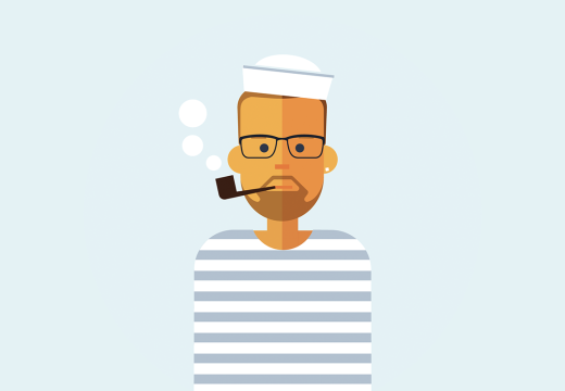 About us 17 crew member lewis illustration