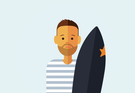 About us 13 crew member Stephen illustration